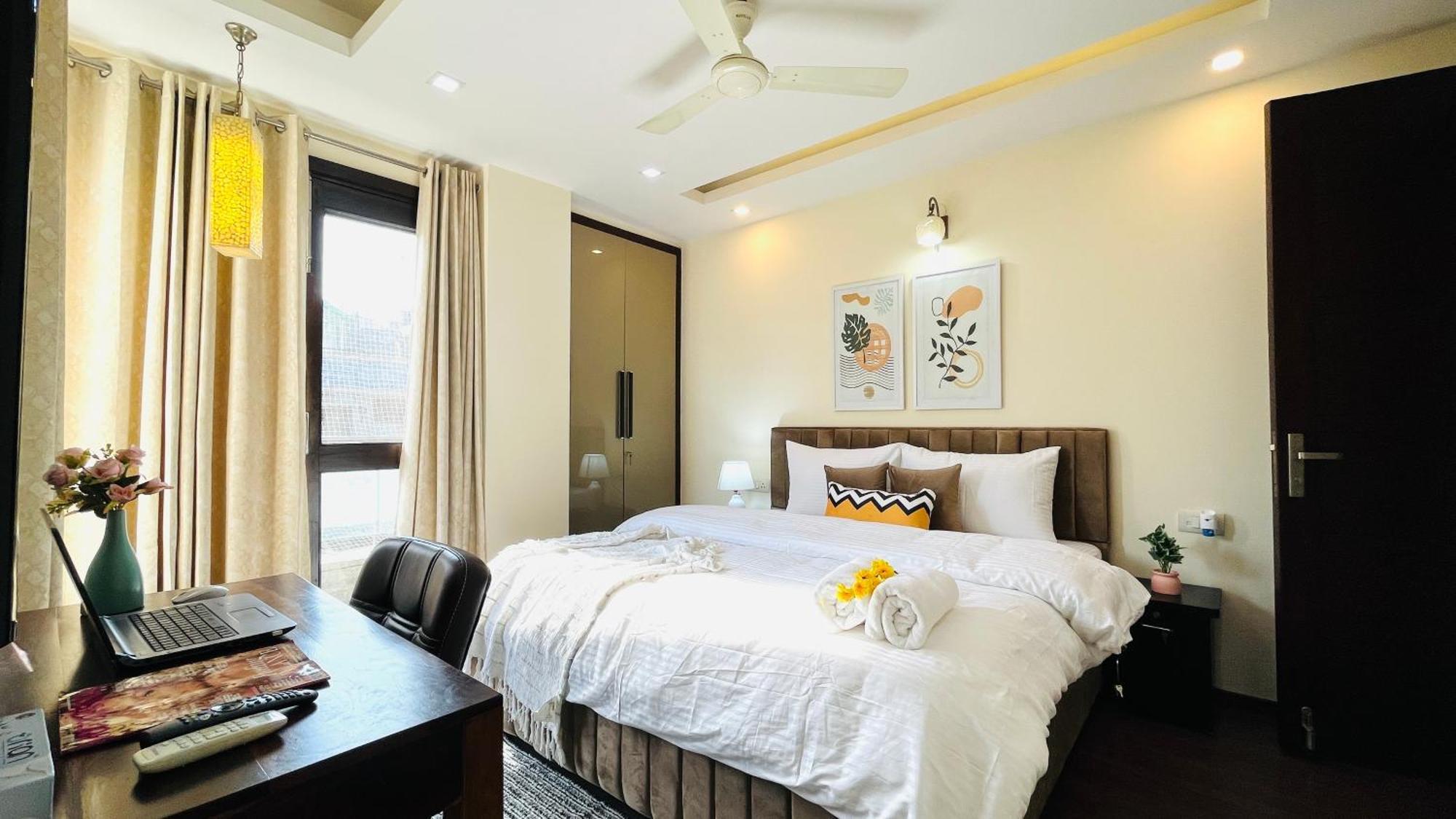 Olive Serviced Apartments - Defence Colony Нью-Дели Номер фото